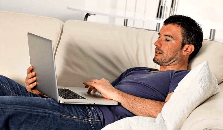 A man is looking for information about penis enlargement with lemonade